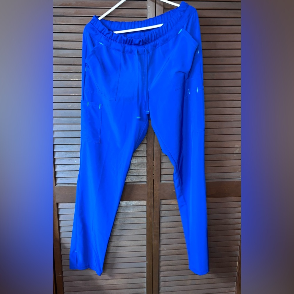 Scrub pants. Royal blue medium